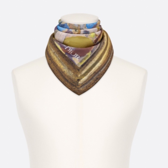 DIOR x Duncan Grant NWT men’s silk scarf summer 2023 - Picture 4 of 16